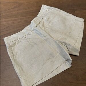 Adam Lippes size 2 silver shorts